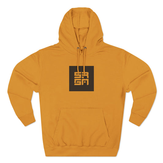 Sarugami Block Three-Panel Fleece Hoodie